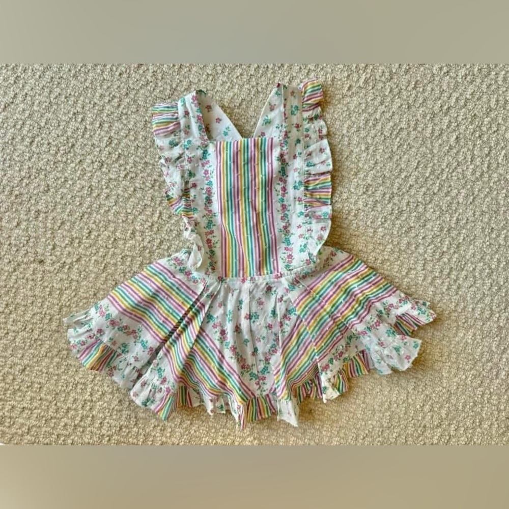 Numi Size 3t Rainbow Pinny